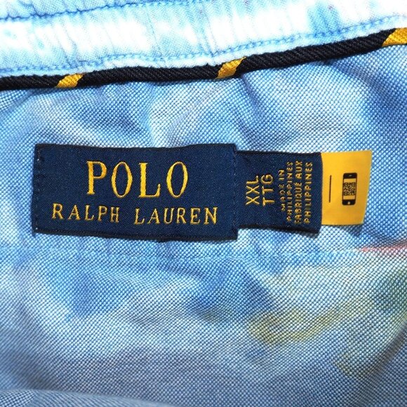 Polo Ralph Lauren 5.5" Tie-Dye Seersucker Drawstring Shorts Men's XXL - Picture 5 of 9